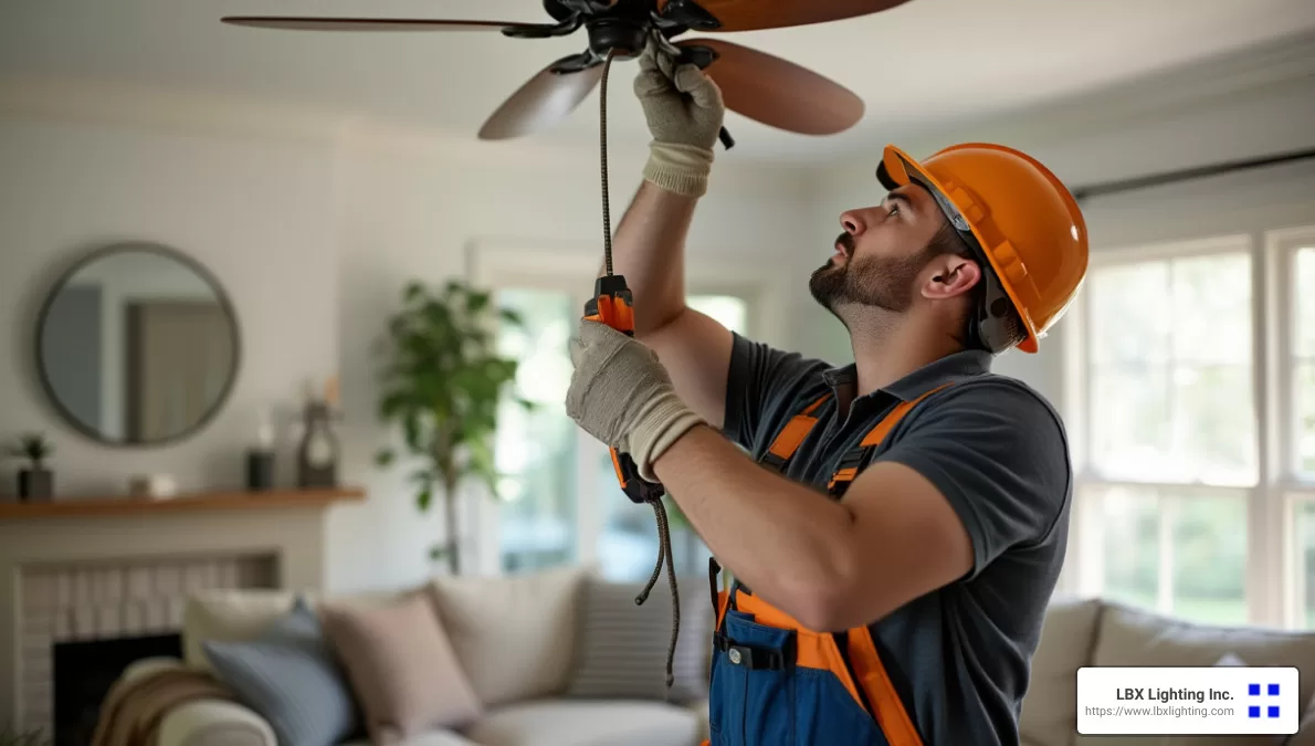 ceiling fan installation houston