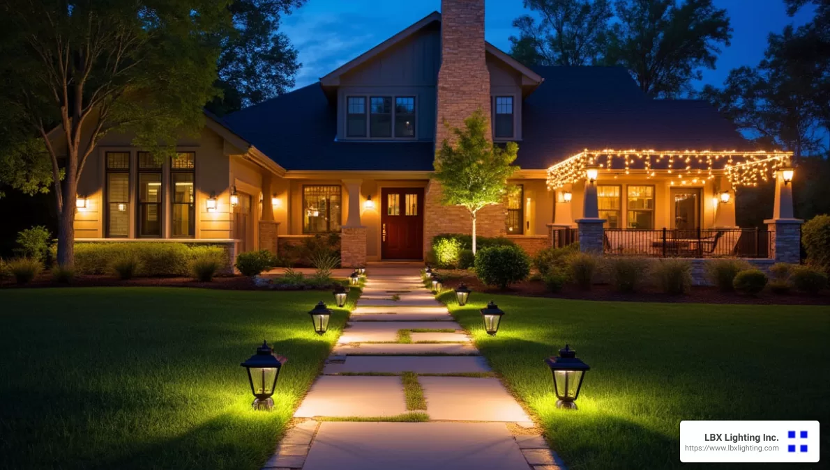 exterior house lights