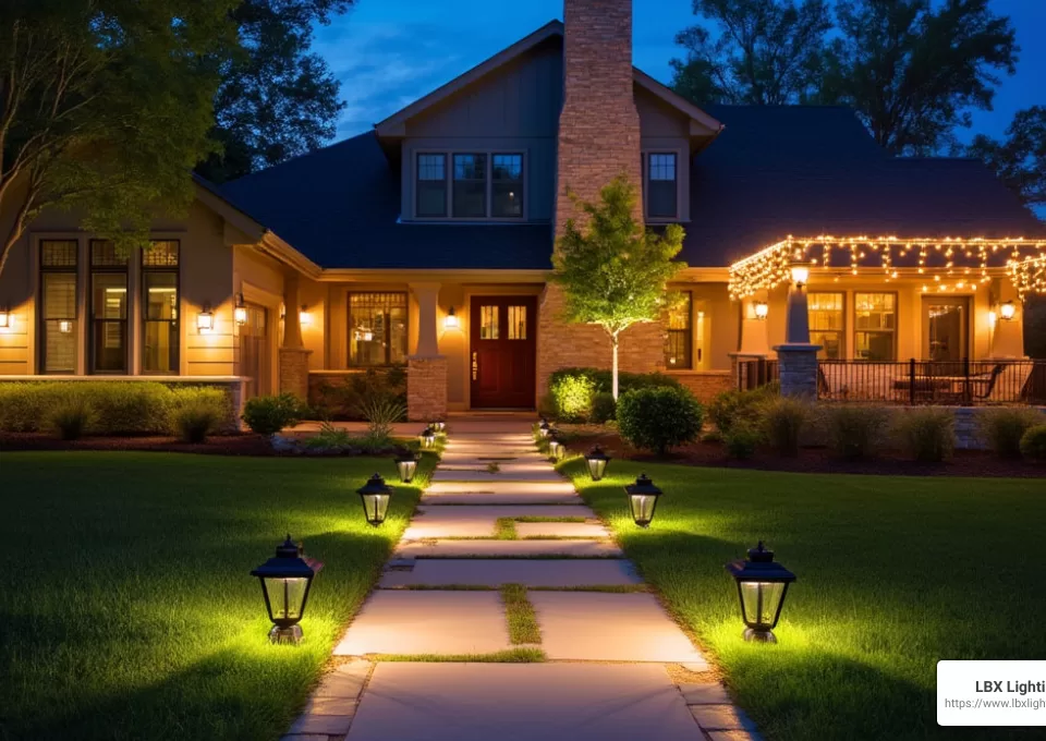 exterior house lights