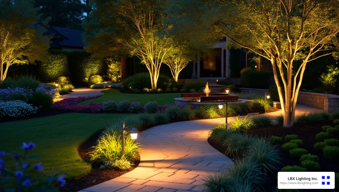 LED landscape lighting Houston